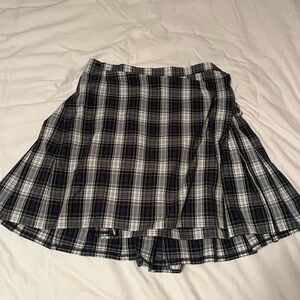 VINTAGE Plaid Women's Mini Wrap Skirt
